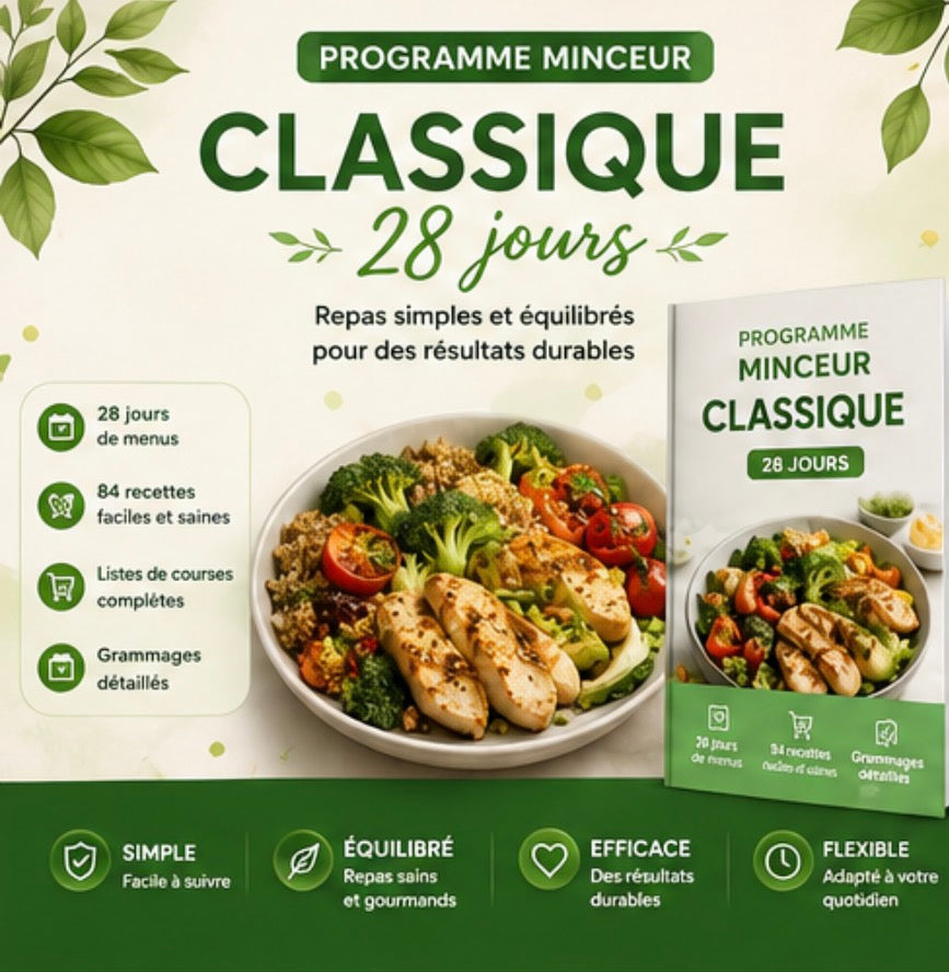 Programme Minceur Classique – 28 jours